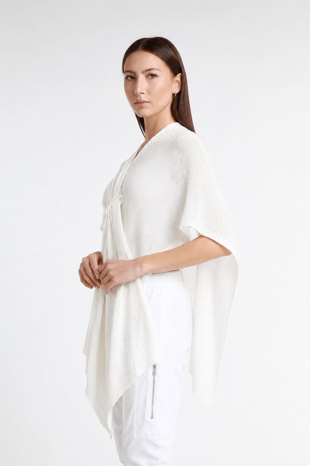 Aliya Multi Way Cotton Wrap 100 White-2