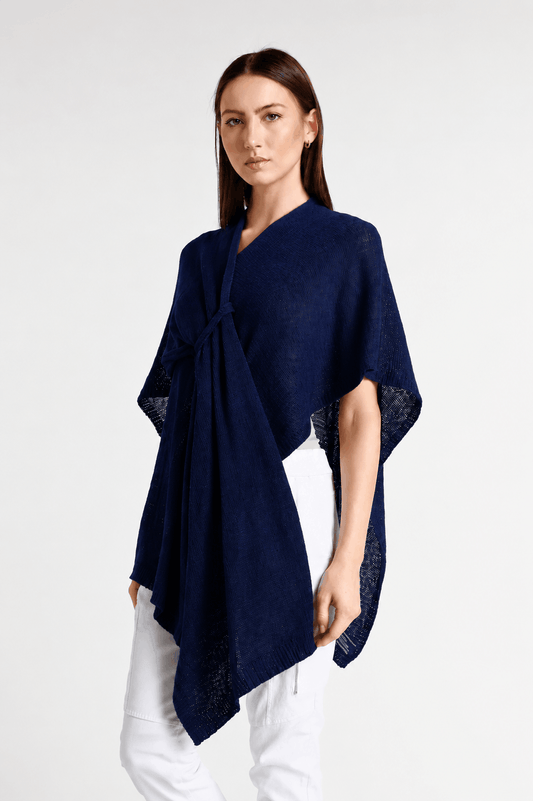 Aliya Multi Way Cotton Wrap 409 Navy-2
